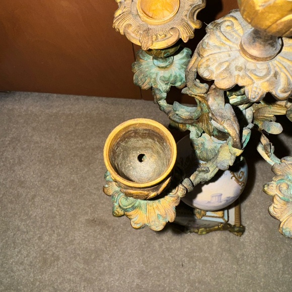 Rare vintage victorian candle stick holders - Picture 10 of 16